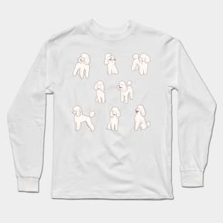 poodle dog pack Long Sleeve T-Shirt